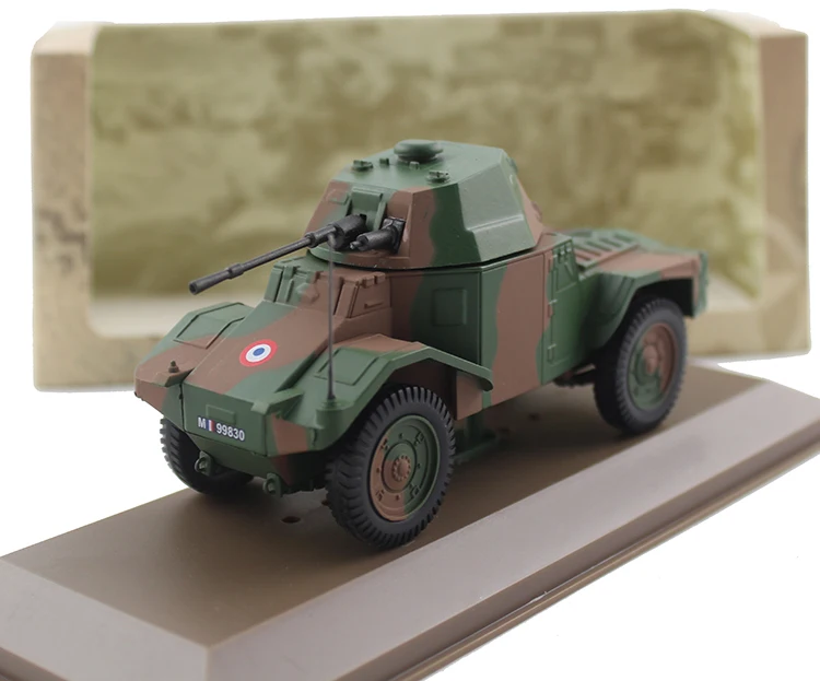 

rare Special Offer 1:43 World War II French Army 35 178 Panhard Wheeled Armored Vehicle Model Alloy Military Model