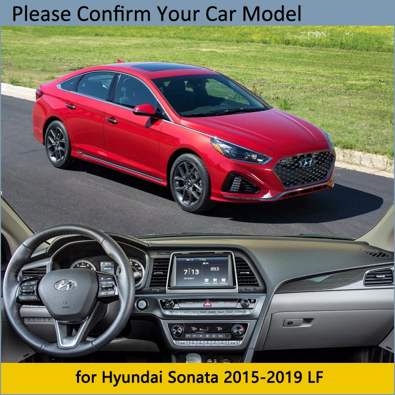 Защитная накладка на приборную панель для Hyundai Sonata 2015 2016 2017 2018 2019 LF автомобильные