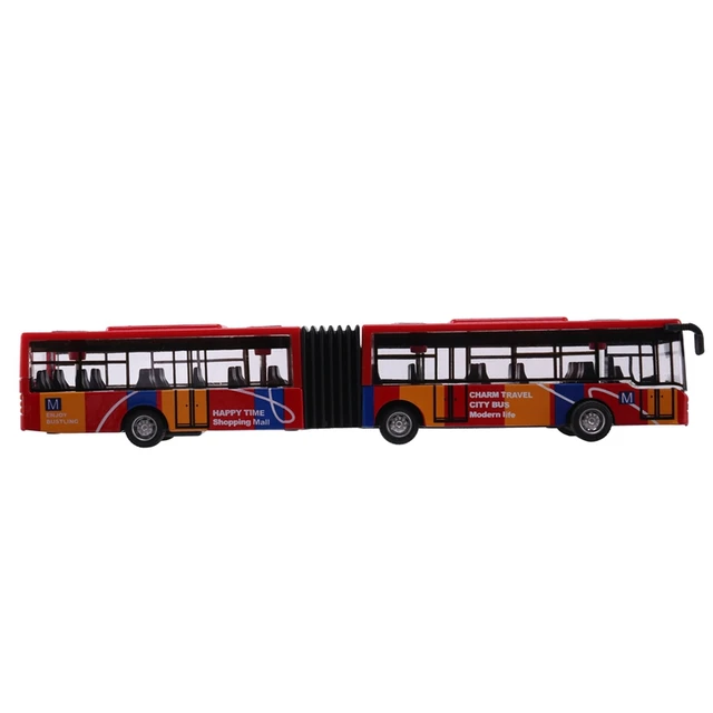 Children'S Diecast Model Vehicle Shuttle Bus Car Toys Small Baby Pull Back Toys 5