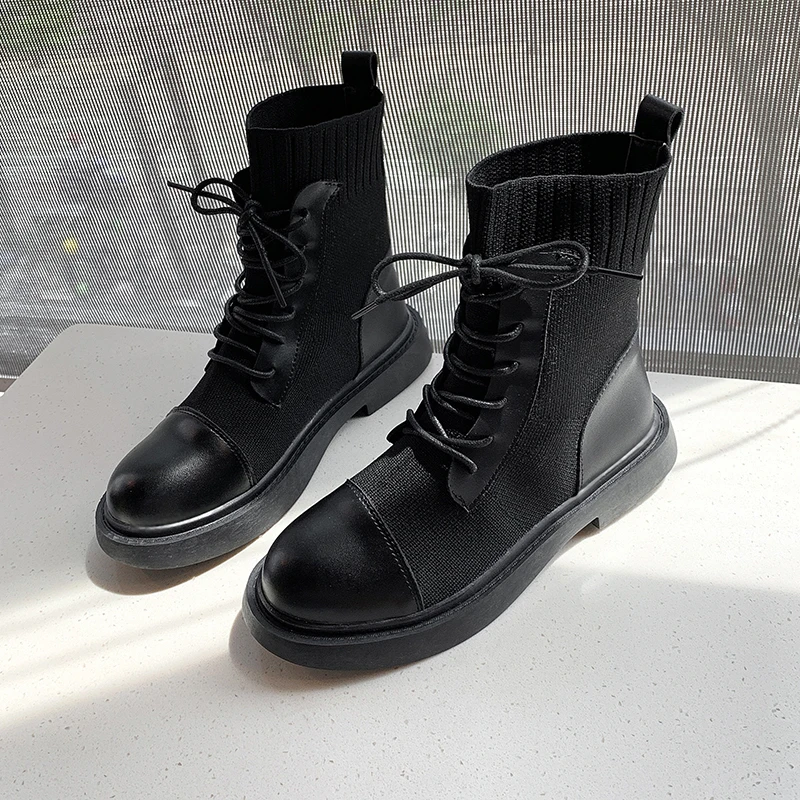 

Ladies' English style Martin boots Platform shoes for women