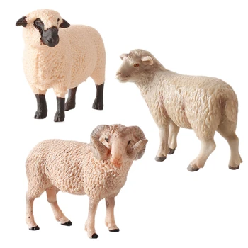 

Simulation PVC Sheep Animal Model Solid Animal Model Decoration Set