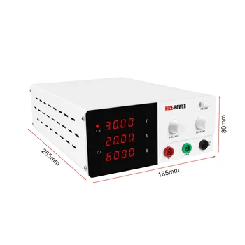 

SPS3020 30V 20A High Power Supply DC Regulated Power Source Four Digital Adjustable Lab Bench Power Supply