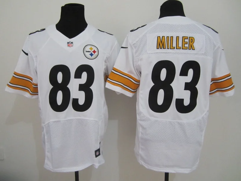 Stitiched, Питтсбург s Antonio коричневый Бен Roethlisberger Хит Миллер Джеймс Харрисон Jerome Bettis Maurkice Pouncey Jerome - Цвет: Фиолетовый