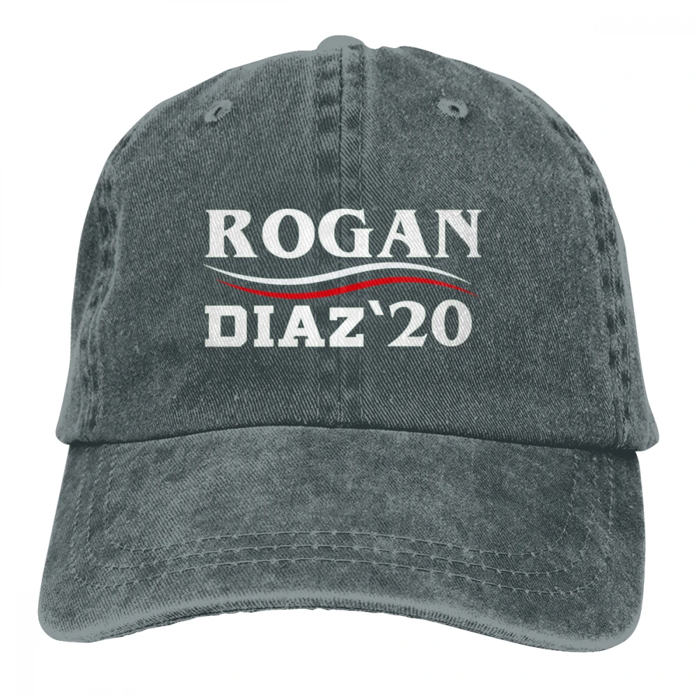 Rogan для President Casquette черные унисекс Мужские Женские джинсовые бейсболка с ремешком кепки Регулируемая шляпа для гольфа папа