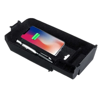 

Car Wireless Mobile Phone Charging Panel Central Armrest Box Storage Box For Mercedes-Benz Glc / C-Class