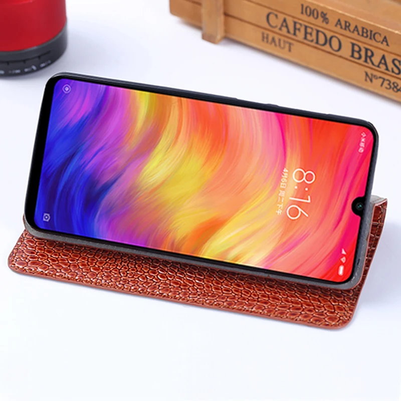 Откидной Чехол для телефона Xiao mi Red mi Note 5 6 7 8 Pro для mi 8 9 se 9T A1 A2 A3 Lite max 3 mi x 2s 3 Poco F1 чехол с текстурой крокодила