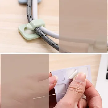 

Self-adhesive Wire Tie Cable Clamp Clips Holder for Self-adhesive Wire Clip Cable Wire Wrapper