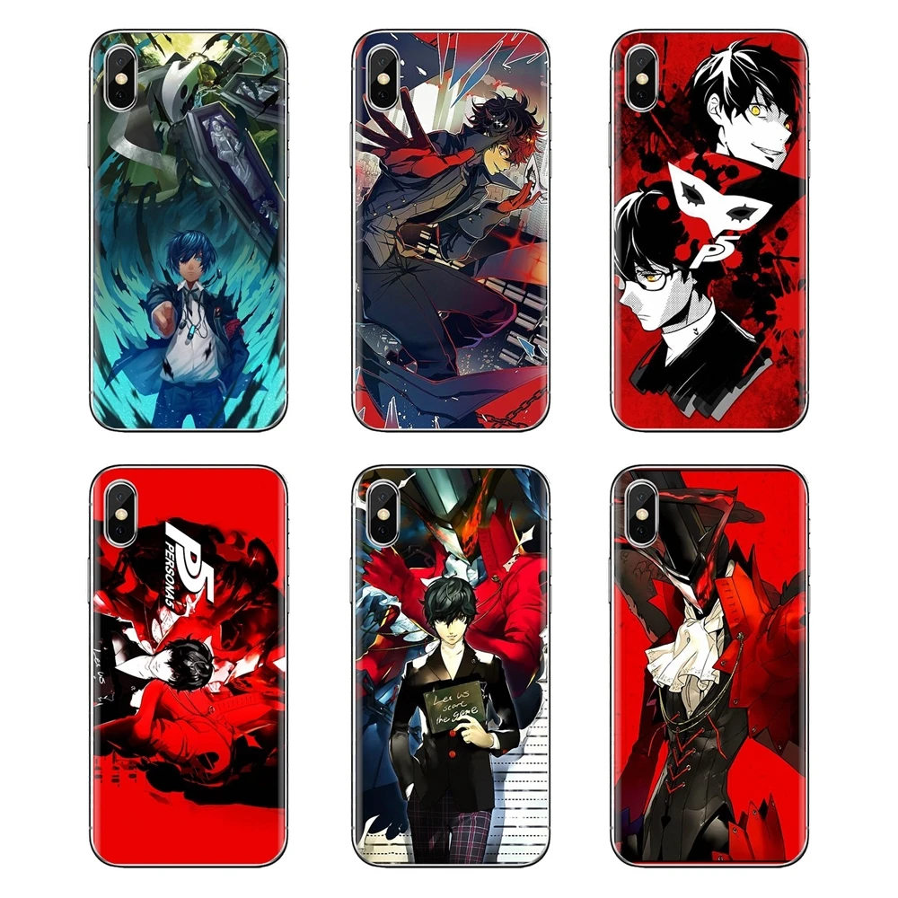 Чехол из ТПУ Persona 5 шестая Игра В для huawei Honor 7X V10 6C V9 6A Play 9 mate 10 Pro Y7 Y5 P8 P10 Lite Plus GR5 2017 |