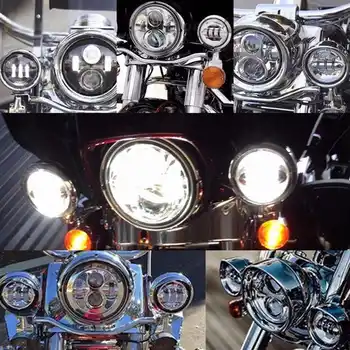 

Replacement Fog Light Trim Parts Accessories Car Ring Visor For Harley