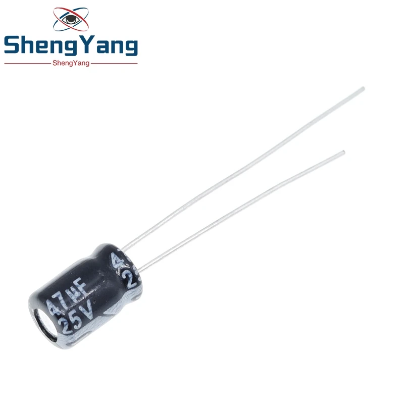 TZT 50/100PCS Hochwertiger 25V47UF 5*7mm 47UF 25V 5*7 Elektrolytkondensator – Detail 3