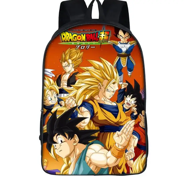 Аниме Dragon Ball Z рюкзак для подростков мальчиков девочек Супер Saiyan Sun Goku Vegeta Beerus школьные сумки ежедневный рюкзак для детей лучший подарок - Цвет: as picture