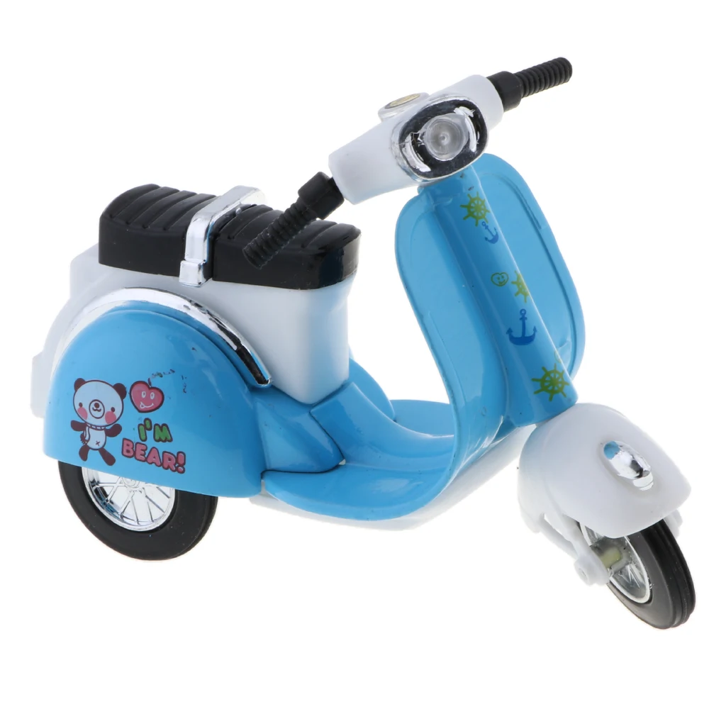 1:18 Scale Mini Alloy Friction Powered Pull Back Motorcycle Diecast Vehicles Motorbike Car Kids Children Toy Gifts