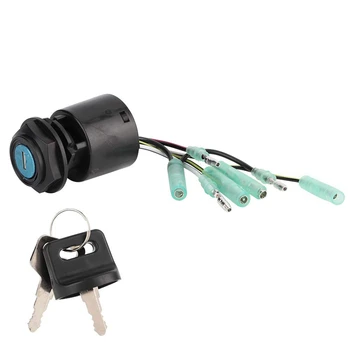 

1 Set Boat Ignition Main Switch & Key for Honda Outboard Control Box Replace 35100-ZV5-013 Boat Accessories Marine