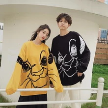 Winter Sweater Men Warm Fashion Print Casual O-neck Knit Pullover Man Streetwear Wild Loose Long-sleeved Sweter Male Clothes