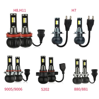 

LED fog lamp bicolor headlight H7 H8 / H11 5202 880/881 9005/9006 car 1 pair waterproof