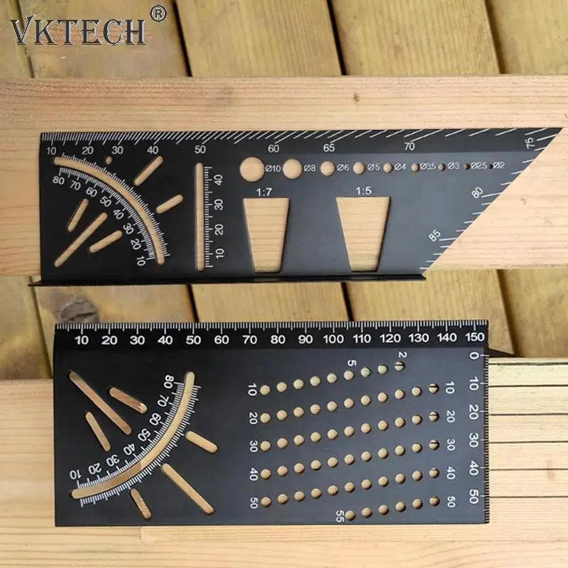  Woodworking Scriber Mark Line Gauge Dovetail Maker Template Guide Tool Marking Gauge Caliper Ruler 