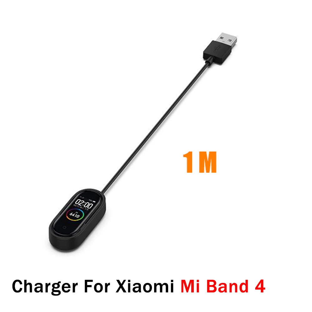 Charger Cable For Xiaomi Mi Band 4 Smart Wristband Bracelet Mi Band 4 NFC Global Portable USB Charging Cable Adapter Mi band 4