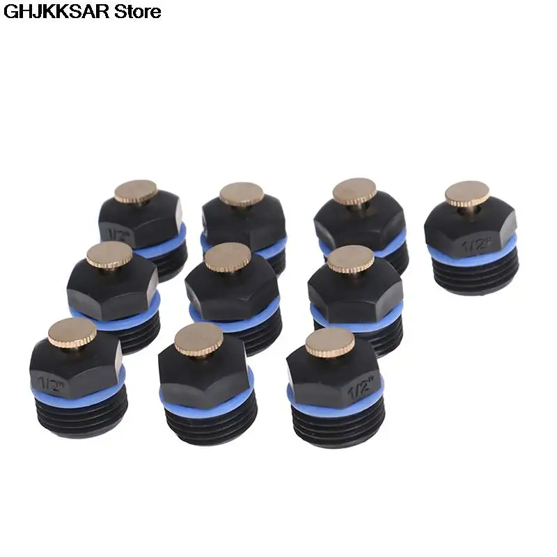 10pcs 1/2 Inch DN15 Thread Garden Sprinklers Plastic Lawn Watering Sprinkler Heads 25*16*16mm