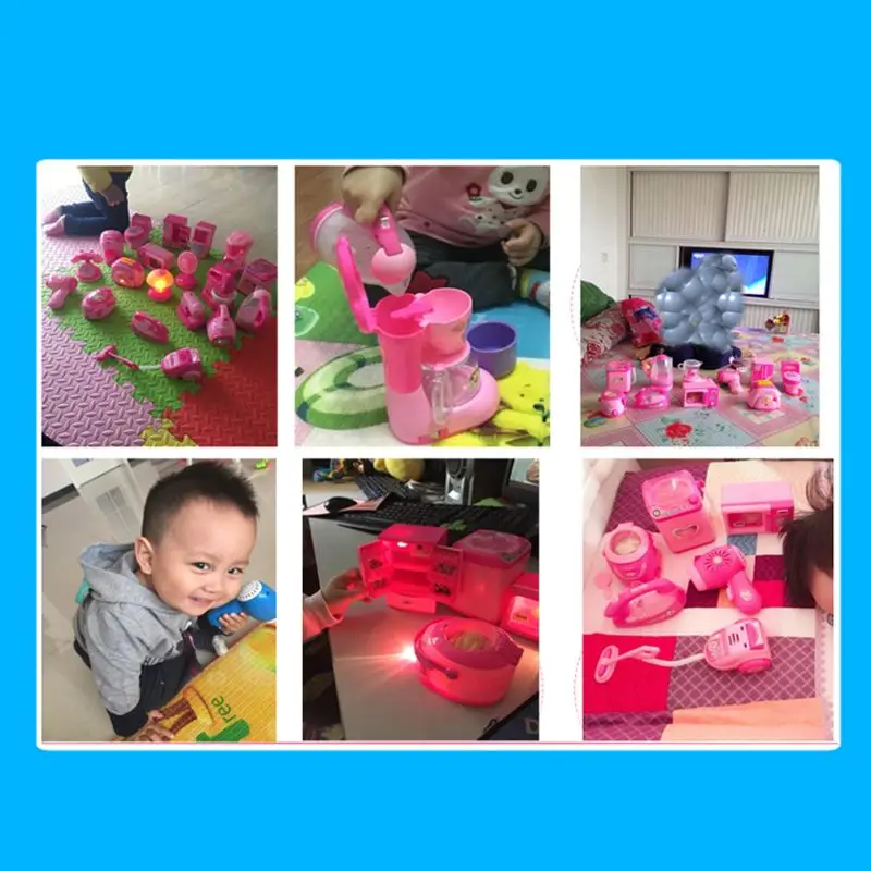 Детский мини-кухонный электроприбор для мальчиков и девочек, Электрический Железный игрушечный набор, домашний манекен, игрушка в подарок K4UE
