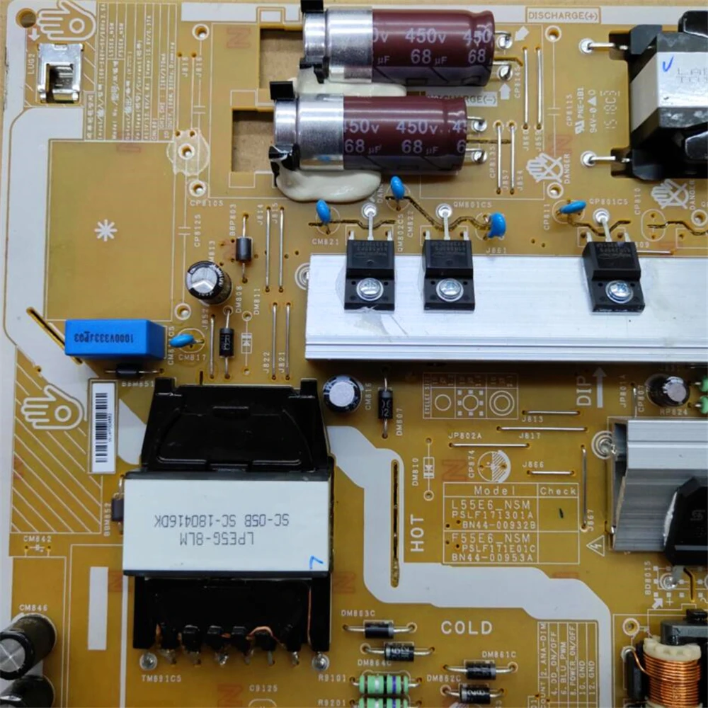 Хорошая тестовая пластина питания для samsung BN44-00932B UN55NU6900B UN55NU7100F UN55NU7300F L55E6_NSM ue55nu7170sxxn