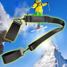 Лыжные и двойные беговые сноуборды скандинавские альпийские снежные доски Съемный регулируемый держатель для защиты ног руки