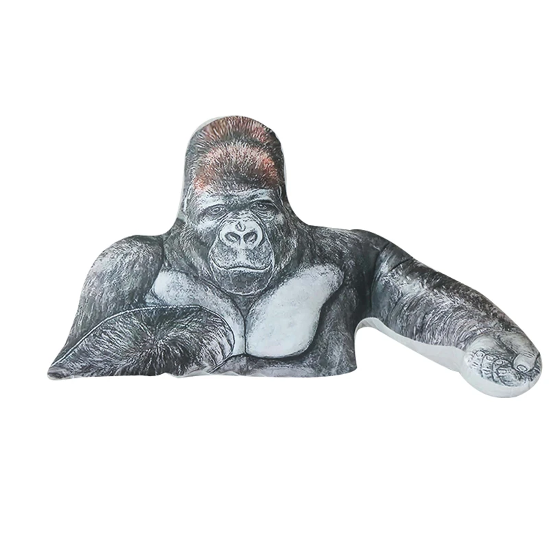 

1pc 90cm huge size cartoon Big mouth monkey plush toy the Gorilla Diamond plush doll stuffed pillow for children playmates toy