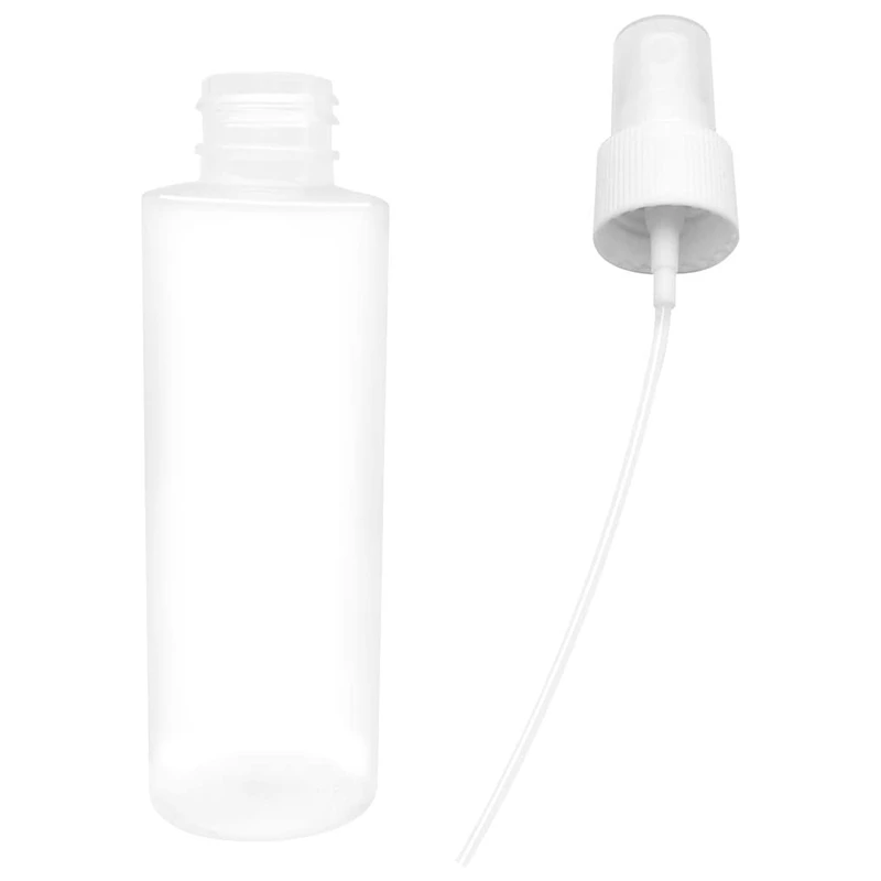 12 Pack Plastic Clear Spray Bottles Refillable Bottles Empty Transparent Plastic Fine Mist Spray Bottle 60Ml