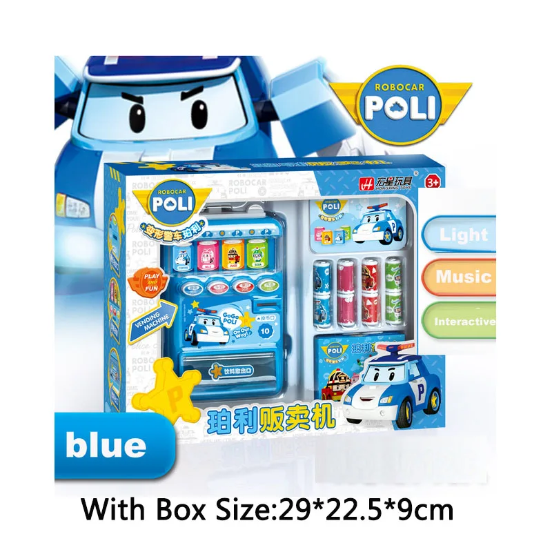 Robocar Poli детский игрушечный торговый автомат имитирующий дом набор детские