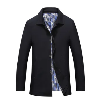 

Middle Age Men Coat Autumn Lapel Jacket Shirt Leisure Dad Pack Middle-aged And Elderly 40-50 Years Old Coat