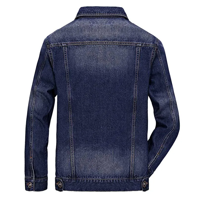 Новая модная мужская одежда ковбойская весенне осенняя джинсовая куртка