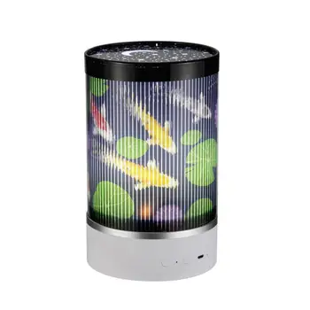 

4 Patterns Projection Lamp ABS PVC Telecontrol Hanging Various Patterns Colorful Bedside Night Light Decor with Remote Control