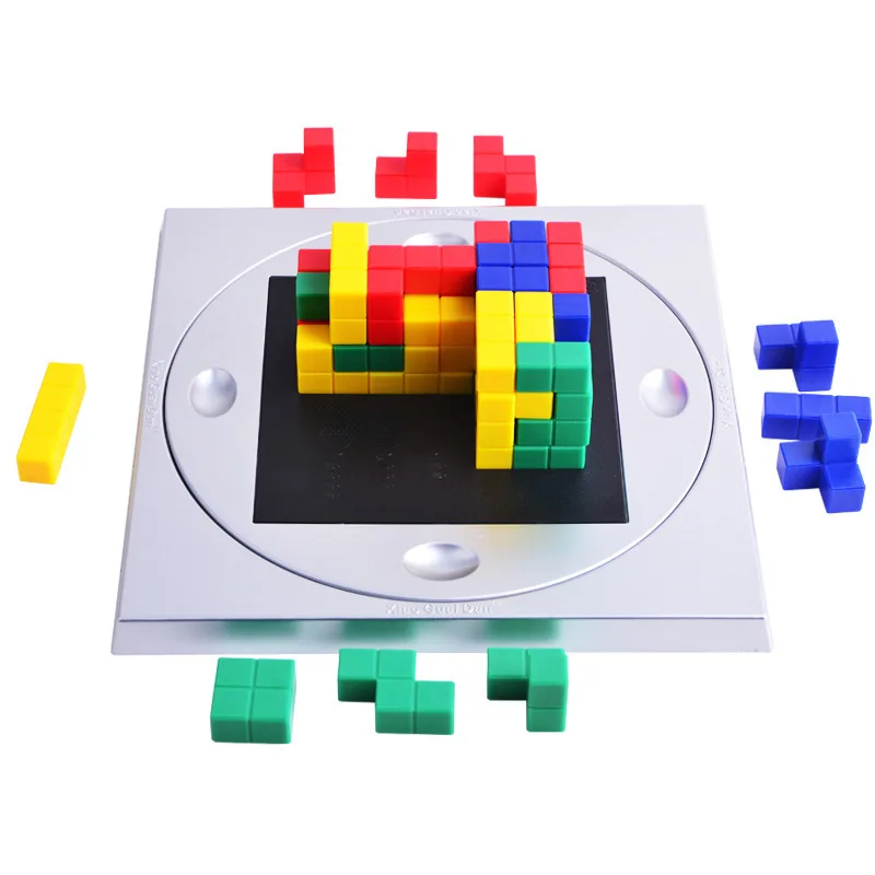 

New Style Hot Sales Educational Board Game Mini Magic Square 3D Gladiator Intelligence Three-dimensional Space Children Fun Toy