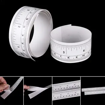 

45cm/90cm Desktop Ruler Self Adhesive Metric Measure Sticker Tape Ruler Vinyl For Sewing Machine L3S5