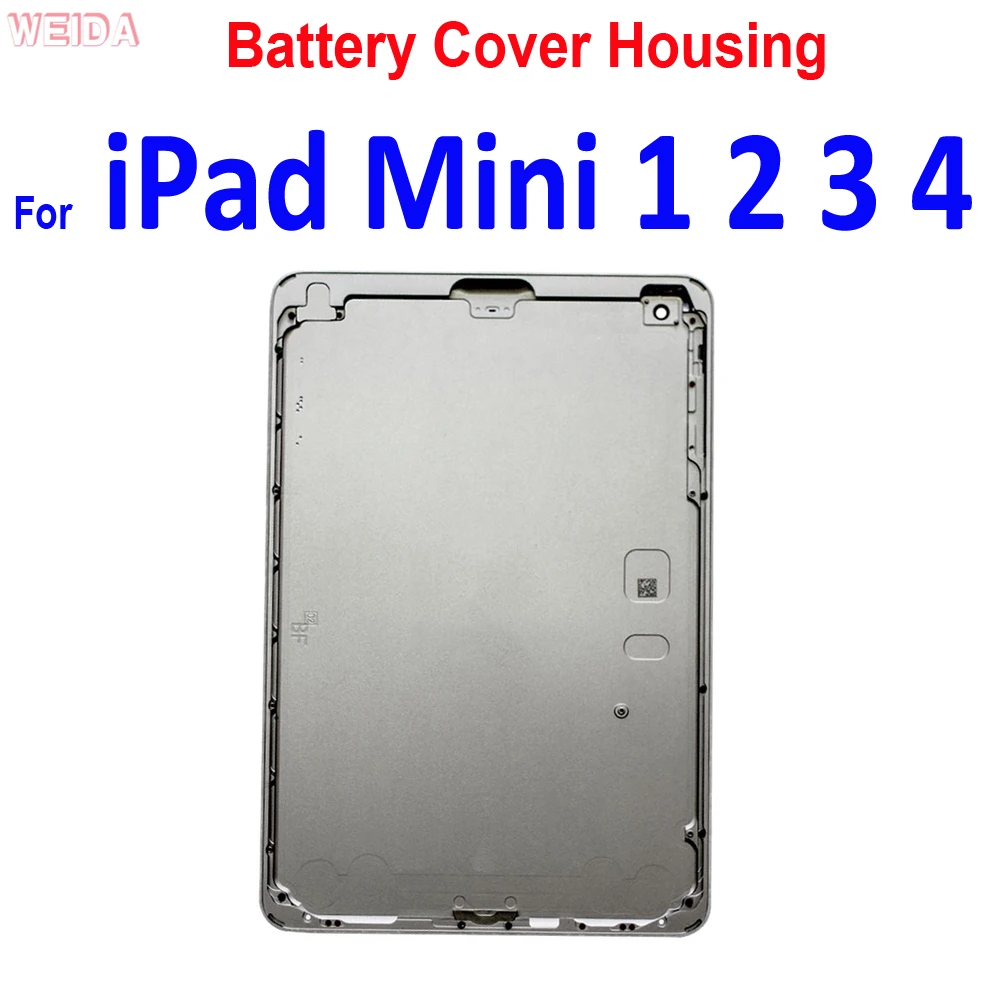 Battery Cover for iPad Mini 1 2 3 4 Back Battery Cover Wifi 3G Version For iPad Mini 4 Rear Housing Door Case Back Housing