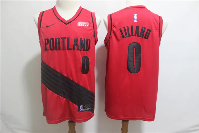 Сезон Мужской baskeball Портленд#0 Damian Lillard#3 c. J. McCollum Майки