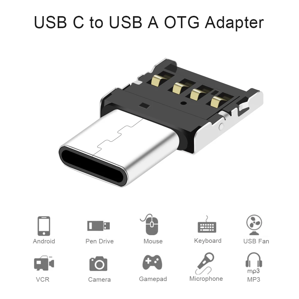 Адаптер для телефона с разъемом FORNORM Type C на USB OTG флеш накопителя S8 Note8 Android Samsung Plus