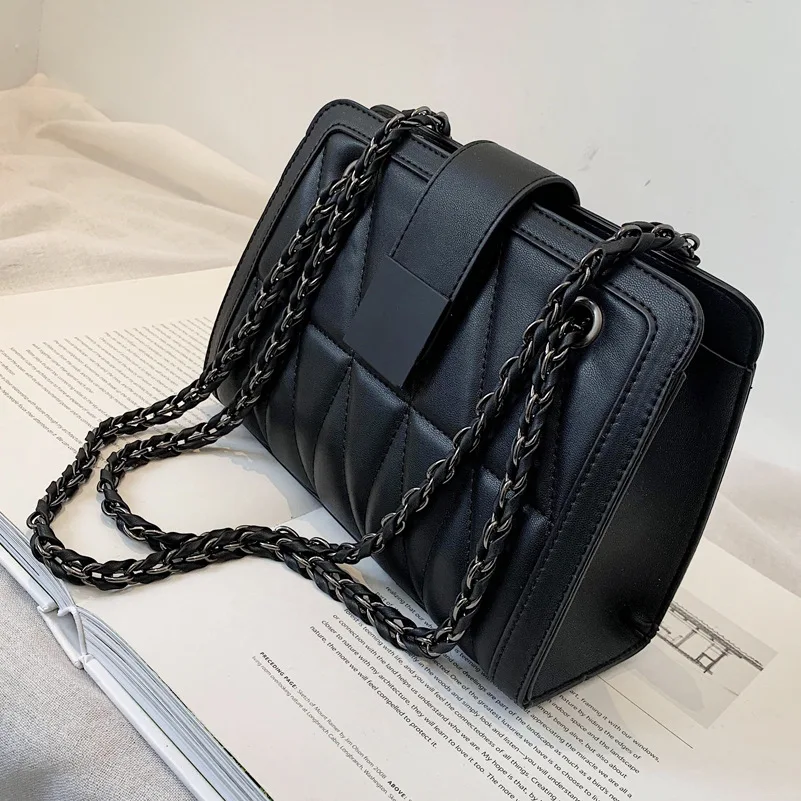 

Autumn and winter quality chain handbags 2020 new high-end designer fashion all-match one shoulder messenger bag underarm bag