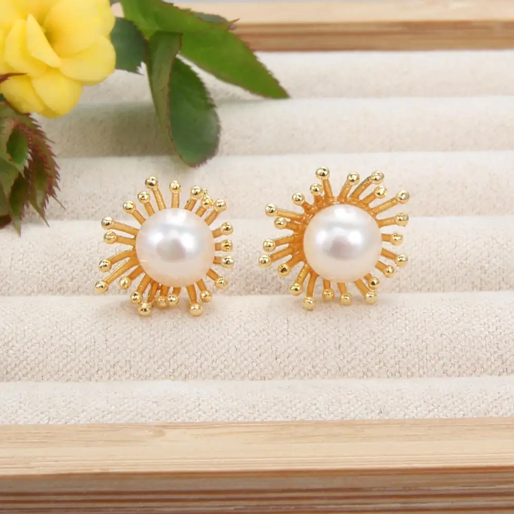 real pearl earrings Archives - Oriental Pearls