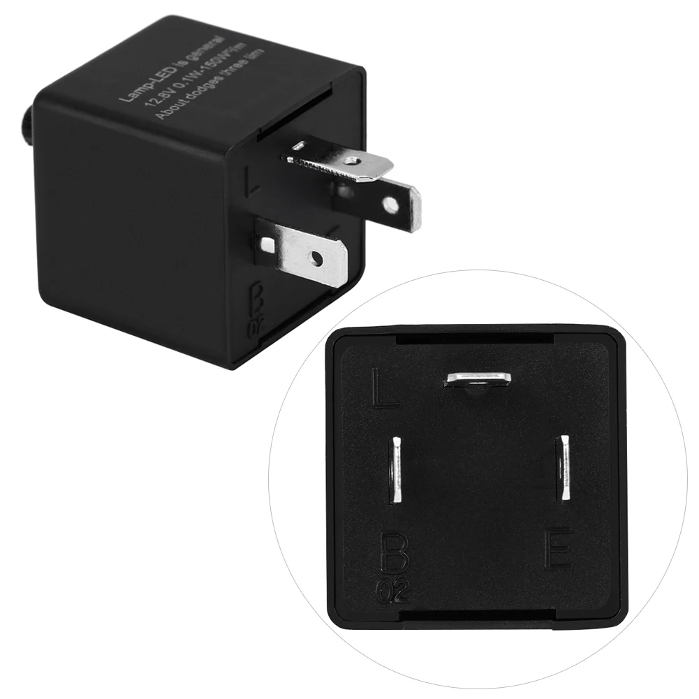 3 Pin Flasher Relay Electronic 12V LED Car Flasher Relays Flash Fix Blinker Indicator Speed Adjustable 0.1W-150W For Motorcycles 3 Pin Flasher Relay Electronic 12V LED Car Flasher Relays Flash Fix Blinker Indicator Speed Adjustable 0.1W-150W For Motorcycles