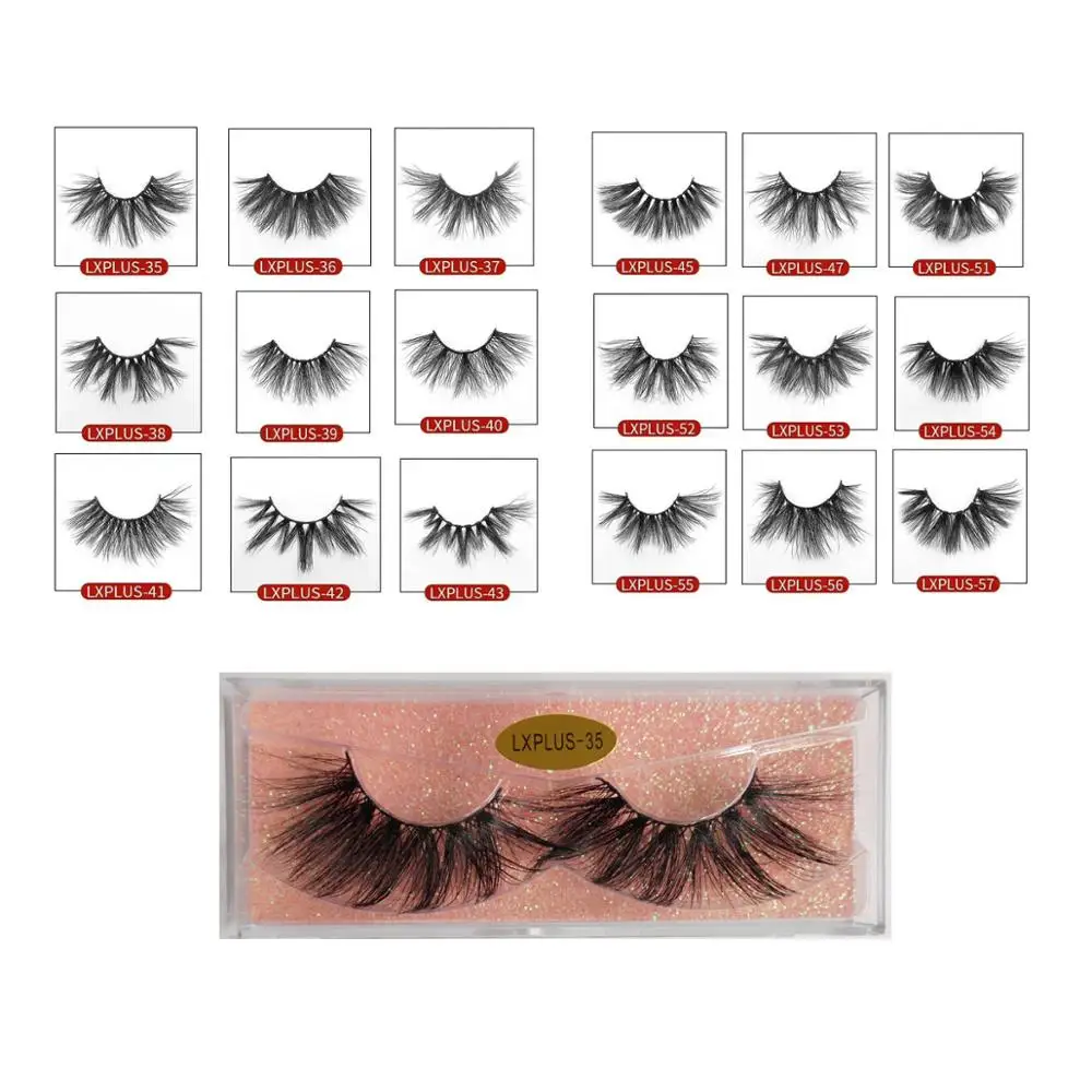 

5D Mink Eyelashes Luxury High Volume Lashes Cruelty Free Handmade Fake Lashes Makeup
