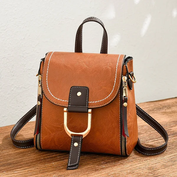 HJPHOEBAG Модные женские кожаные Сумки из искусственной кожи, сумка на плечо с клапаном, женские сумки через плечо, Bolsa feminina YC239 - Цвет: Brown