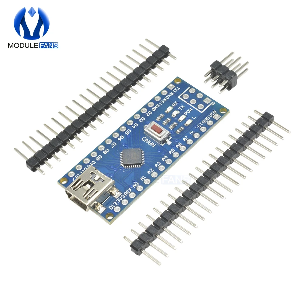 5 шт. CH340 ATmega328P плата контроллера совместима с Arduino Nano USB драйвер V3.0 ATmega328 Замена