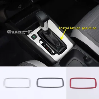 

Car Styling Sticker ABS Inner Middle Front Shift Stall Paddle Cup Frame Trim Molding For Honda Fit Jazz 2020 2021