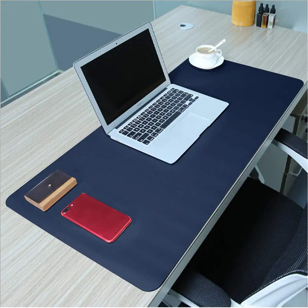 PHIFO 31.49" x15.75" Non-Slip PU Leather Desk Pad Ultra Thin 2mm Waterproof Mouse Mat for Office Home Desks, Gaming Mouse Pads