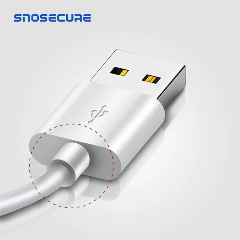 SNOSECURE 9.99ft 3 метра длиной Micro USB прочный зарядный кабель питания для устройства ip-камеры