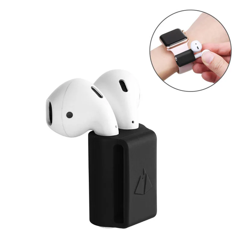 

Anti-lost Silicone Holder for AirPods Case Holder Portable Anti-lost Strap Case for Apple AirPod Headphones Accessories
