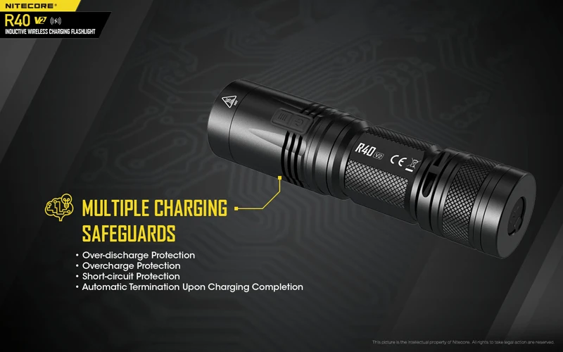 NITECORE R40 V2 Wireless Charging Flashlight (14)