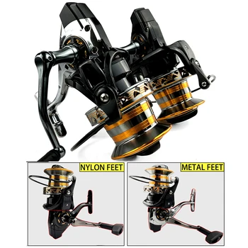 Fishing reel 12000 10000 9000 Metail line cup 30KG Max Drag Long Shot Saltwater Spinning Reel Coil 5