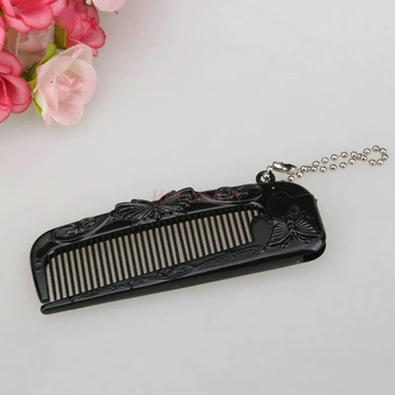 travel comb  Delicate Folding Combs For Female Portable Travel Hairbrush Home Straight Hair Anti Static Hairdressing Supplies