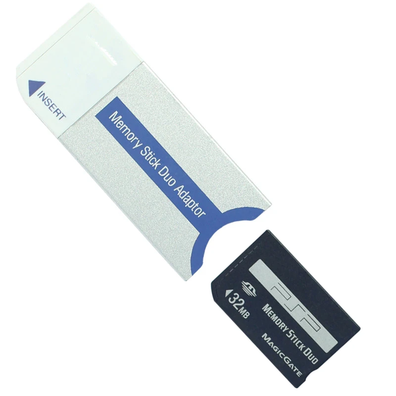 Promotion!32MB Memory Stick Duo Card Memory Card For PSP / Camera With MS Card Adapter